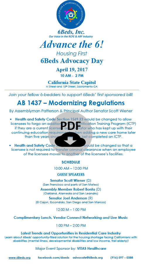 Apr 19, 6Beds Advocacy Day