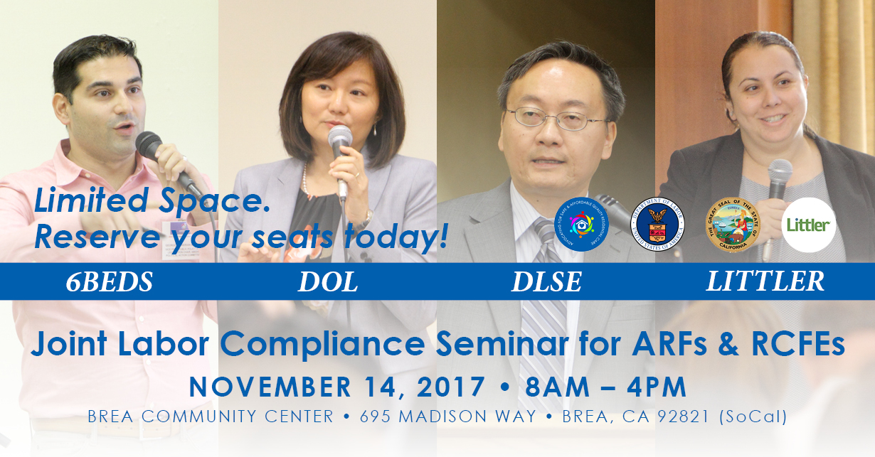 20171114 6Beds Labor Compliance Seminar